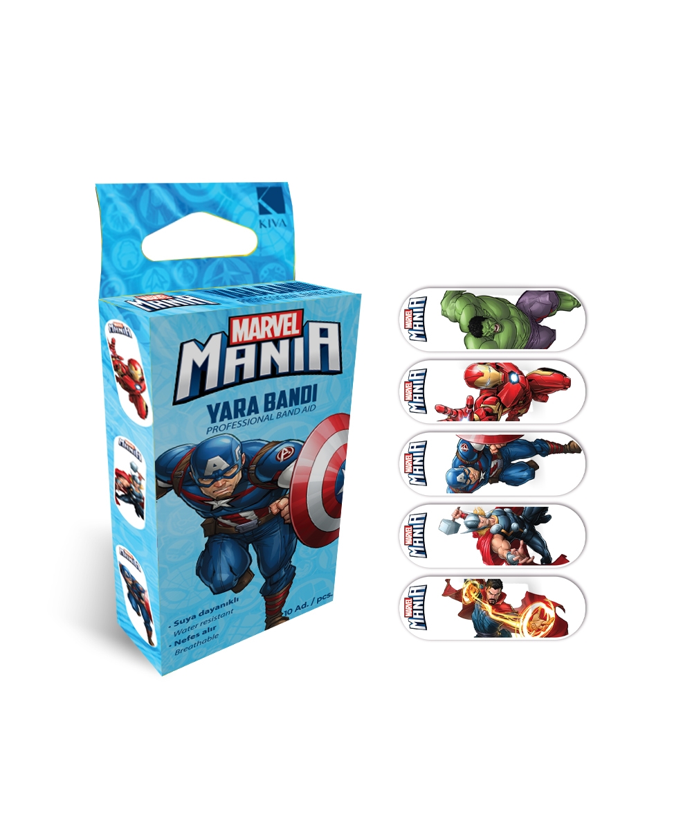 Captain America Band-Aid 10pcs.